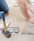 Top Shelf Self Centering Doweling Jig And Sharp Wood Drill Guide With Rugged Steel Bushings for woodworking on a flat surface.