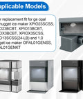 Opal Nugget Ice Maker Filter Screen Replacement For 2.0 And 1.0 Nugget Ice Makers Keeps Water Clean Smooth Ice Easy Snap In Install Premium Filtration For Crystal Clear Ice, gray mesh filter screen for Opal ice makers