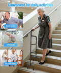 Premium Stair Assist Cane With 13 Adjustable Height Settings And Secure Non Slip Grip for safe step navigation