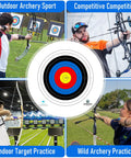 Heavy Duty Archery Target Paper For Compound Bow Practice Waterproof Non Woven Pro Grade Competition Standard Target Sheets