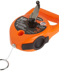 Pro Grade Chalk Line Reel With 110 Foot Reach, 12 Ounce Chalk Capacity, Steel Crank Handle, Large Gloved-Hand Friendly Grip