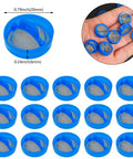 Must-Have Pro-Grade Stainless Steel Washer Inlet Valve Filter Screen Kit, 20 Pcs Mesh Replacement Filters, blue casing