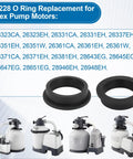 L Shape O Ring Gasket Replacement For Above Ground Pool Pump 11228 Fits A Wide Range Of Pool Pump Motors And Sand Filter Pumps To Prevent Leaks And Restore A Tight Durable Seal, black 11228 gasket rings