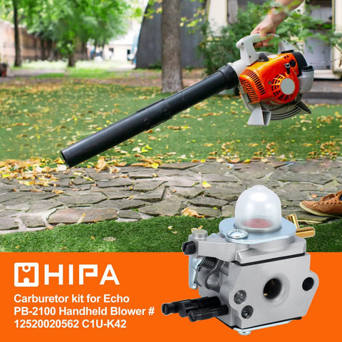 Image of PB 2100 Carburetor Replacement Kit for Echo PB2100 PB 2100 ES 2100 ES2100 PB 2155 Leaf Blower Zama C1U K42.