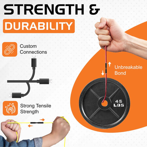 Half Inch Heat Shrink Tubing With Adhesive Dual Wall Marine Grade Waterproof Seal For Electrical Wiring Three To One Shrink Ratio Sixty Foot Roll No Fuss No Leaks Marine Electronics shown in tensile strength test