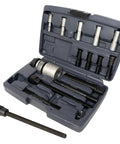 Harmonic Balancer Installer Kit With Driving Screw, Thrust Bearing And 13 Threaded Adapters for Domestic and Import Vehicles in case