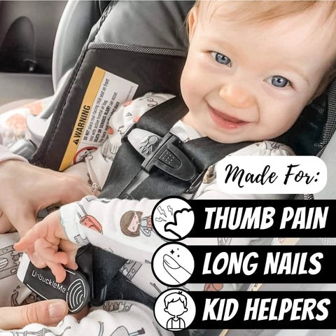Game Changer One Handed Car Seat Buckle Release Tool And Fast Opener For Arthritis Or Long Nails Saving Thumbs While Working Perfectly On Any Infant Toddler Five Point Harness Gear