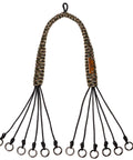 Rugged Paracord Bird Tote Carrier With 12 Drop Slip Ring System for easy load hunting gear