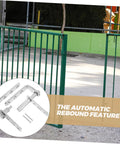 Hidden Door Hinges With Automatic Rebound For Concealed Bookcase Doors Stainless Steel Heavy Duty Pivot Hinges, gate shown