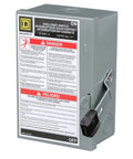 L211N 30 Amp Indoor Light Duty Fusible Safety Switch With Neutral For 120 240 Volt Two Pole Gray Reliable Electrical Disconnect