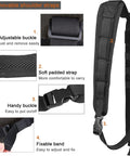 Lightweight Back And Hip Arrow Quiver Dual Use Foldable Bag adjustable strap detail with Molle system and padded shoulder