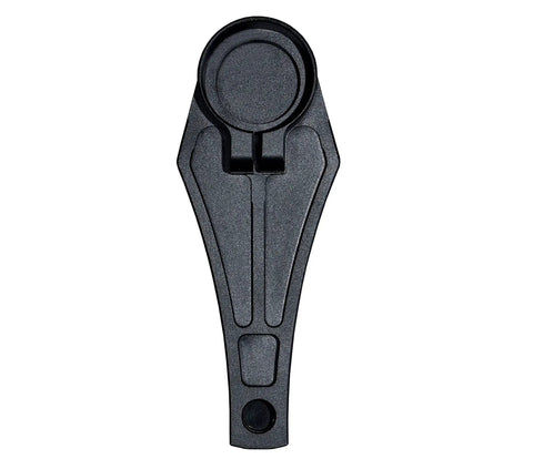 Cobra CNC Machined Aluminum Recoil Buttpad With Quick Detach Hole For 1.25 Inch Tube Black Ergonomic Lightweight Pad