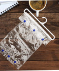 Hella Heavy Duty Clear Electric Vehicle Charger Station Cover Weatherproof Rain Snow Protection Sleeve with hanging hook.