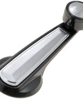 Window Crank Handle Replacement For Chevrolet And GMC Vehicles, Black And Chrome Finish