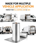 Heavy Duty Double Bubble Insulation Roll With 4 Layer Reflective Foil Barriers for RVs, campers, and vans.