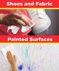 Oversized 10X12 Cleaning Wipes For All Purpose Garage And Auto Cleanup Ink Paint Tar Grime Remover cleaning shoes and walls