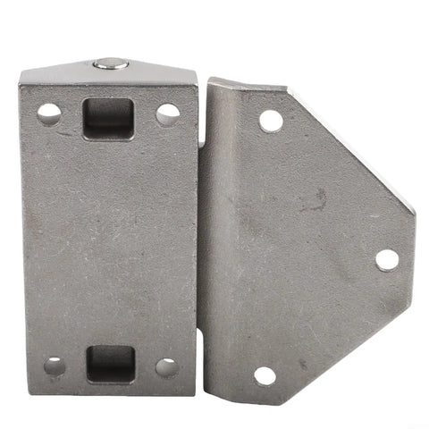 Heavy Duty Stainless Steel Hinge Built Different For Industrial And Commercial Doors With Five Hundred Kilogram Load Rating, top view showcasing robust design.