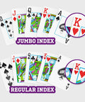 Bridge Size Narrow 100 Percent Plastic Playing Cards Black And Gold Design Durable PVC Cards Standard Index
