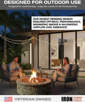 Couple using Smokeless Fire Pit Ring 36 Inch Outer Diameter With 30 Inch Inner Insert Liner Heavy Duty Steel Outdoor Fire Pit Ring