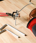 Heavy Duty 180 Degree Tubing Bender For HVAC Plumbing And Auto Projects Fits 1/4, 5/16, And 3/8 Inch Tubing on a wood surface