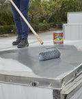 Applying Liquid Rubber Coating Sealant For Roofs And More, Waterproof, Flexible, Breathable, And UV Resistant, Easy To Brush Roll