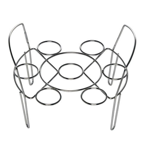 Stainless Steel Wire Egg Rack for 6 & 8 Quart Cookers Holds 7 Eggs Per Rack, Stackable Set of 2, Must Have for Boiled Eggs