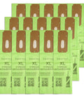 Fifteen Pack Type CC Vacuum Bags For Oreck XL Upright Vacuums Boss Level Filtration shown front view
