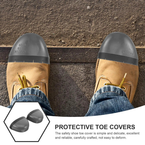 Steel Toe Shoe Covers With Durable Anti Smashed Steel Toe Caps For Boots Universal Fit Easy Slip On Tough As Nails Protection