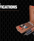 Super Handy Tone Probe Kit For Tracing Cables Behind Walls Fast with measurement specifications and storage case