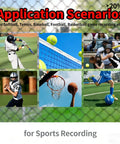 Application scenarios for sports including softball, tennis, baseball, football, basketball; suitable for 4-In-1 Universal Fence Mount Kit.