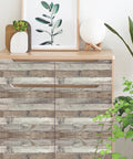 Furniture with Peel And Stick Dope Faux Wood Wallpaper Roll 17.3 Inch By 200 Inch Self Adhesive Removable Wood Grain Vinyl decor in room