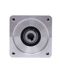 Front view of Planetary Gearbox 6 To 1 Speed Reducer For NEMA 34 Stepper Motor 14mm Input Shaft Beefy 50 Nm Torque