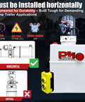 12V DC Single Acting Hydraulic Pump With Poly Reservoirs For Dump Trailer, Heavy Duty Hydraulic Power Unit, diagram and control