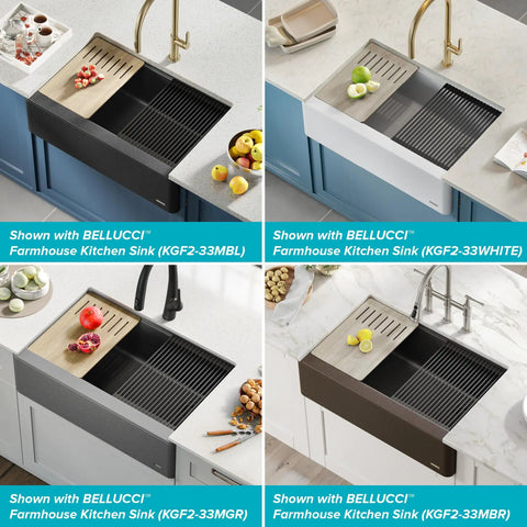 Multipurpose Workstation Sink Roll-Up Dish Drying Rack With Colander And Trivet, Black Finish in various kitchen setups