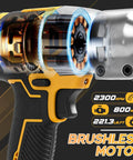 Heavy Duty Cordless Metal Shears Cuts Through Iron Like Butter Ripping Steel Fast Pro Grade 133 Ft Lbs Torque Brushless Motor close-up