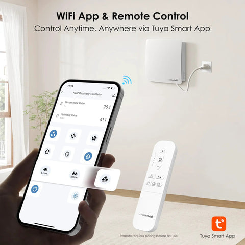 Kick Up Your Comfort Level With This Six Inch Heat Recovery Ventilator Packing A Ceramic Core To Grab Ninety Percent Of Warmth While Serving Hassle Free WiFi Controls And Crisp Airflow Year Round