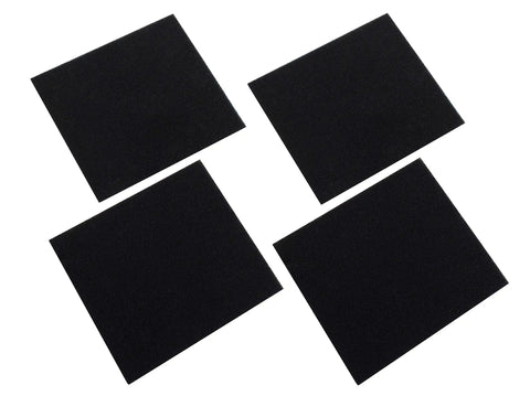 MD1-0023 Activated Carbon Replacement Filters For Vornado Air Purifier Models AC300 AC350 AC500 AC550 4-Pack, four filters shown