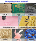 Upgraded 3018 Pro CNC Router Kit engraving and cutting on MDF, PCB, acrylic, substitute wood, insulation board, PVC, plastic.