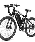 All Terrain Electric Mountain Bike For Adults With Full Suspension 1500W Peak Brushless Motor 31MPH 48V 20Ah Removable Battery