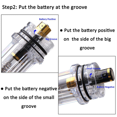 Battery installation for Green Underwater Fishing Light For Deep Drop Use With Longline Clip Waterproof LED Lamp That Attracts Fish Like A Pro And Lures With Blinking Light Reaches Up To 2100 Feet
