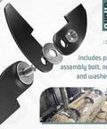 Heavy Duty Weld On BBQ Smoker Hinge Pair For Doors 8 By 2 And A Quarter Inch, 3 Sixteenth Inch Plate Steel, DIY Weld On Black Finish, Beefy Built Tough For Heavy Grills, Firebox Lids, Warpage-Resistant, Long-Lasting Performance, with bolts, washers