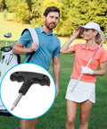 Adjustable Golf Wrench With Plastic Handle Stainless Steel Golf Driver Tool for head torque adjustment on golf course.