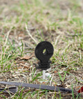 Heavy Duty Electric Fence Wire Insulators For Wood Posts With Socket Installation Tool Easy Plug And Play Holding Insulators For Cattle Made Of PP PE And Carbon Steel Black For Farm Use installed on ground