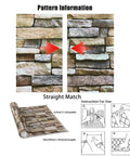 Peel And Stick Stone Brick Wallpaper For Kitchen Or Bath Backsplash Waterproof Self Adhesive Wall Covering In Beige Brown Realistic Brick Look