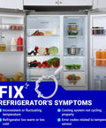 Refrigerator Temperature Sensor Replacement For GE And Hotpoint Models Easy Install Fits WR55X10025 Replaces 914093 AP3185407 PS304103 WR50X10027 Lifetime Protection Keeps Your Fridge Chillin And Running Smooth.