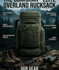 Beefed Up Large Military Style Backpack 70L Tactical Rucksack With MOLLE System For Camping Hiking Hunting And Travel Rugged