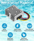 Heavy Duty DC To DC Voltage Converter Regulator Step Down From 36V Or 48V To 12V At 20 Amps 240 Watts with waterproof aluminum shell.