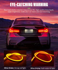 35 Inch Third Brake LED Light Strip Flexible DC12V High Mount Stop Light For Trucks SUVs And RVs durable 150 LED beads in action