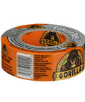 Heavy Duty Silver Duct Tape 1.88 Inch By 35 Yard Double Thick Adhesive With Reinforced Backing Built Tough Grips Wood Stucco Brick Metal And Rough Surfaces Weather Resistant Single Roll in packaging