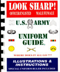 Cover of The Real Deal Spiral Bound US Army Uniform Guide Covering All Agsu And Acu Regulations With Badge Rank and Collar Device Breakdown Handbook.